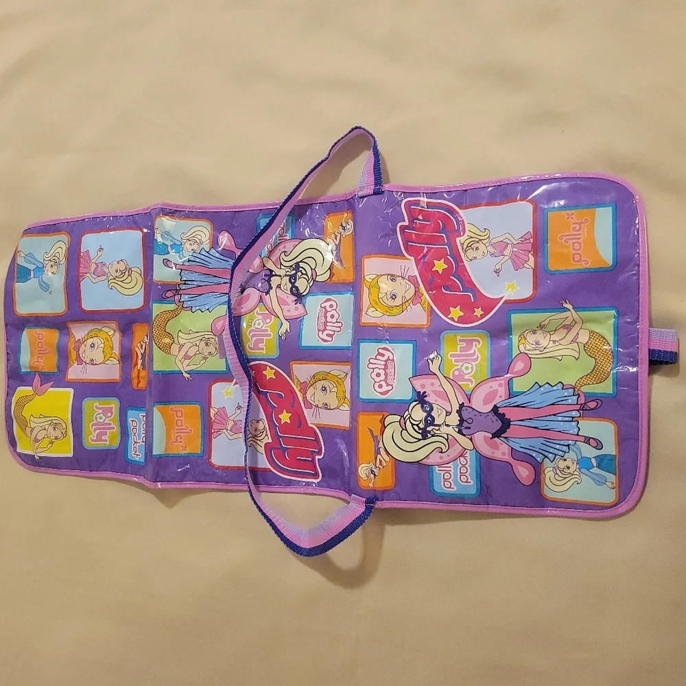 Vintage Polly Pocket Messenger Bag - Doll and Clothes/Accessory Carrier - GC! - Picture 1 of 6